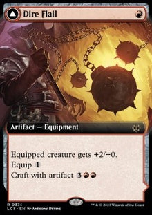 Dire Flail // Dire Blunderbuss⁣ - The Lost Caverns of Ixalan: Extras⁣ (Rare)⁣ [374]