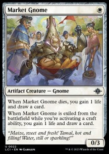 Market Gnome⁣ - The Lost Caverns of Ixalan⁣ (Uncommon)⁣ [22]