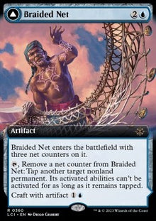 Braided Net // Braided Quipu⁣ - The Lost Caverns of Ixalan: Extras⁣ (Rare)⁣ [360]