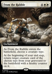 From the Rubble⁣ - Commander: The Lost Caverns of Ixalan: Extras⁣ (Rare)⁣ [40]