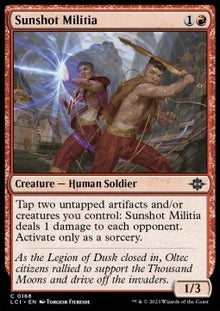 Sunshot Militia⁣ - The Lost Caverns of Ixalan⁣ (Common)⁣ [168]