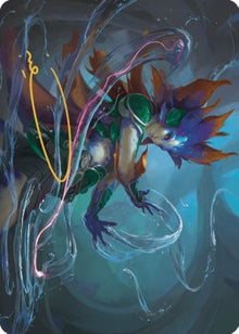 Art Series: Nicanzil, Current Conductor (V.2)⁣ - The Lost Caverns of Ixalan: Extras⁣ (Tip Card)⁣ [A36]