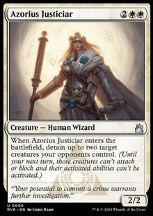 Azorius Justiciar⁣ - Ravnica Remastered⁣ (Uncommon)⁣ [6]