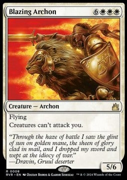 Blazing Archon⁣ - Ravnica Remastered⁣ (Rare)⁣ [8]