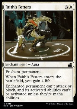 Faith's Fetters⁣ - Ravnica Remastered⁣ (Common)⁣ [18]