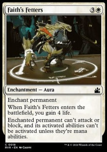 Faith's Fetters⁣ - Ravnica Remastered⁣ (Common)⁣ [18]
