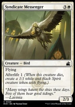 Syndicate Messenger⁣ - Ravnica Remastered⁣ (Common)⁣ [29]