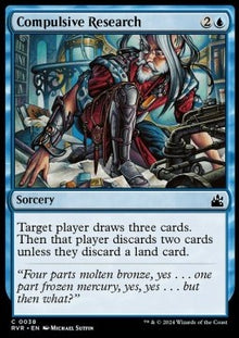 Compulsive Research⁣ - Ravnica Remastered⁣ (Common)⁣ [38]