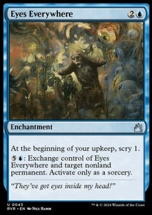 Eyes Everywhere⁣ - Ravnica Remastered⁣ (Uncommon)⁣ [43]