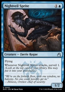 Nightveil Sprite⁣ - Ravnica Remastered⁣ (Uncommon)⁣ [52]
