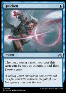 Quicken⁣ - Ravnica Remastered⁣ (Uncommon)⁣ [57]