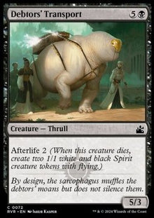 Debtors' Transport⁣ - Ravnica Remastered⁣ (Common)⁣ [72]