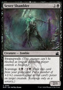 Sewer Shambler⁣ - Ravnica Remastered⁣ (Common)⁣ [91]