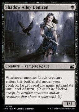 Shadow Alley Denizen⁣ - Ravnica Remastered⁣ (Common)⁣ [92]