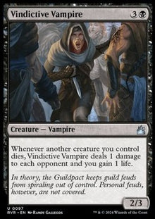 Vindictive Vampire⁣ - Ravnica Remastered⁣ (Uncommon)⁣ [97]