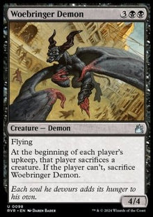 Woebringer Demon⁣ - Ravnica Remastered⁣ (Uncommon)⁣ [98]
