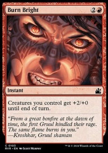 Burn Bright⁣ - Ravnica Remastered⁣ (Common)⁣ [103]