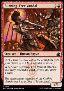 Burning-Tree Vandal⁣ - Ravnica Remastered⁣ (Common)⁣ [105]