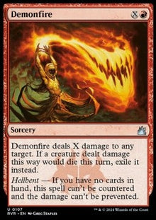 Demonfire⁣ - Ravnica Remastered⁣ (Uncommon)⁣ [107]