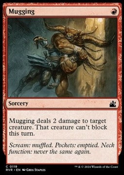 Mugging⁣ - Ravnica Remastered⁣ (Common)⁣ [119]