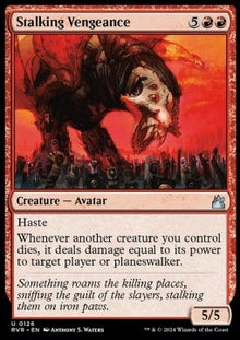 Stalking Vengeance⁣ - Ravnica Remastered⁣ (Uncommon)⁣ [126]