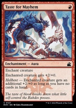 Taste for Mayhem⁣ - Ravnica Remastered⁣ (Common)⁣ [127]