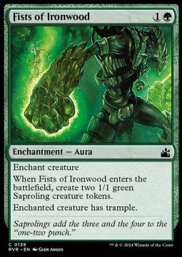 Fists of Ironwood⁣ - Ravnica Remastered⁣ (Common)⁣ [139]