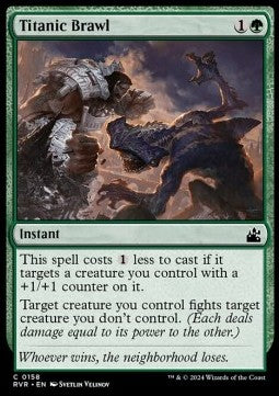 Titanic Brawl⁣ - Ravnica Remastered⁣ (Common)⁣ [158]