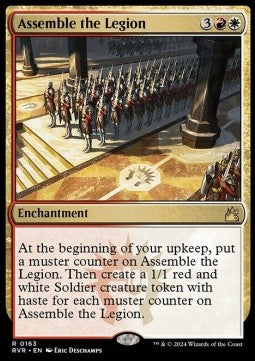 Assemble the Legion⁣ - Ravnica Remastered⁣ (Rare)⁣ [163]