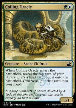 Coiling Oracle⁣ - Ravnica Remastered⁣ (Common)⁣ [172]