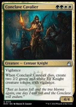 Conclave Cavalier⁣ - Ravnica Remastered⁣ (Uncommon)⁣ [173]