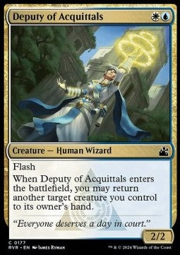 Deputy of Acquittals⁣ - Ravnica Remastered⁣ (Common)⁣ [177]