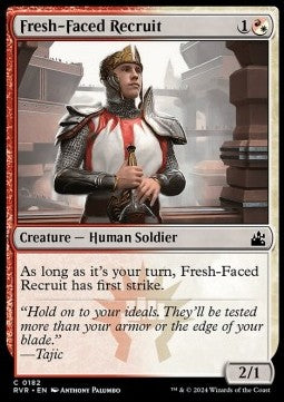 Fresh-Faced Recruit⁣ - Ravnica Remastered⁣ (Common)⁣ [182]