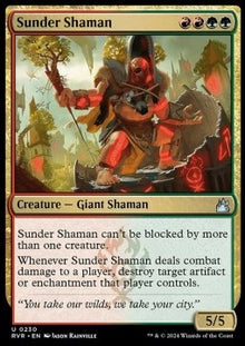 Sunder Shaman⁣ - Ravnica Remastered⁣ (Uncommon)⁣ [230]