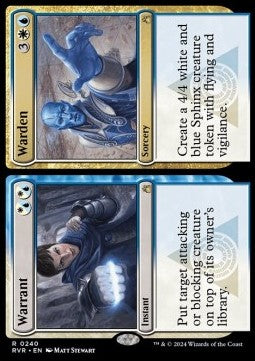 Warrant // Warden⁣ - Ravnica Remastered⁣ (Rare)⁣ [240]