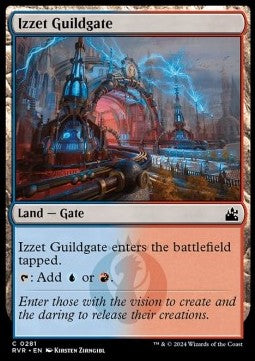 Izzet Guildgate⁣ - Ravnica Remastered⁣ (Common)⁣ [281]