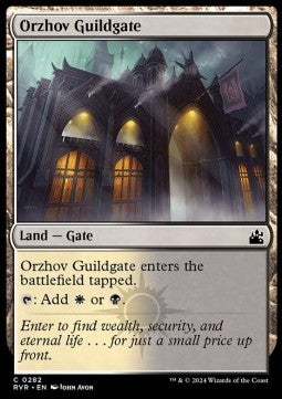Orzhov Guildgate⁣ - Ravnica Remastered⁣ (Common)⁣ [282]