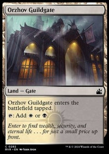 Orzhov Guildgate⁣ - Ravnica Remastered⁣ (Common)⁣ [282]