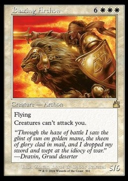 Blazing Archon⁣ - Ravnica Remastered: Extras⁣ (Rare)⁣ [302]