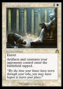 Blind Obedience⁣ - Ravnica Remastered: Extras⁣ (Rare)⁣ [303]