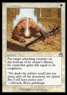 Condemn⁣ - Ravnica Remastered: Extras⁣ (Uncommon)⁣ [304]