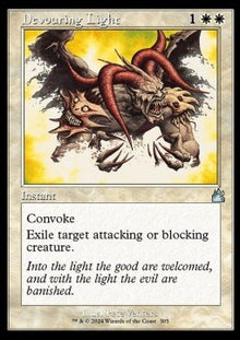 Devouring Light⁣ - Ravnica Remastered: Extras⁣ (Uncommon)⁣ [305]