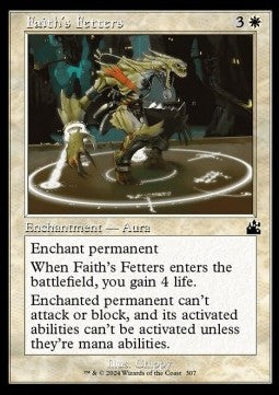 Faith's Fetters⁣ - Ravnica Remastered: Extras⁣ (Common)⁣ [307]