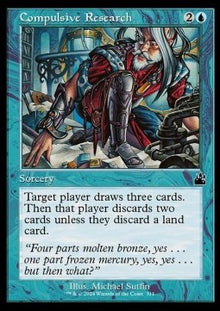 Compulsive Research⁣ - Ravnica Remastered: Extras⁣ (Common)⁣ [311]