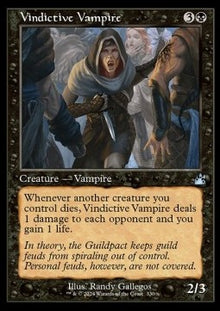 Vindictive Vampire⁣ - Ravnica Remastered: Extras⁣ (Uncommon)⁣ [330]