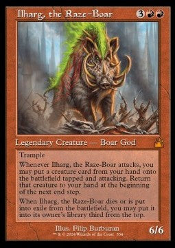 Ilharg, the Raze-Boar (V.1)⁣ - Ravnica Remastered: Extras⁣ (Mythic)⁣ [334]