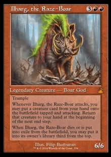 Ilharg, the Raze-Boar (V.1)⁣ - Ravnica Remastered: Extras⁣ (Mythic)⁣ [334]