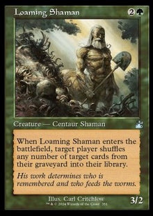 Loaming Shaman⁣ - Ravnica Remastered: Extras⁣ (Uncommon)⁣ [351]