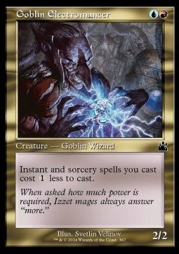 Goblin Electromancer⁣ - Ravnica Remastered: Extras⁣ (Common)⁣ [367]