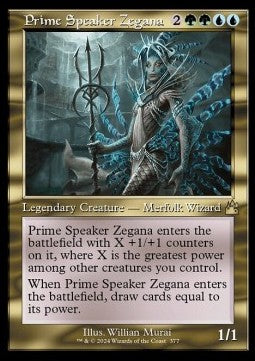Prime Speaker Zegana⁣ - Ravnica Remastered: Extras⁣ (Rare)⁣ [377]